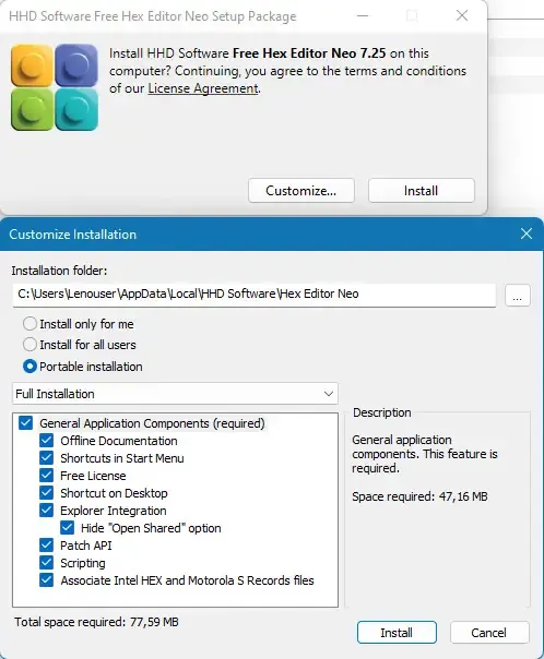 Программный интерфейс Free Hex Editor Neo 7.25.01.8458 + Portable [Multi Ru]