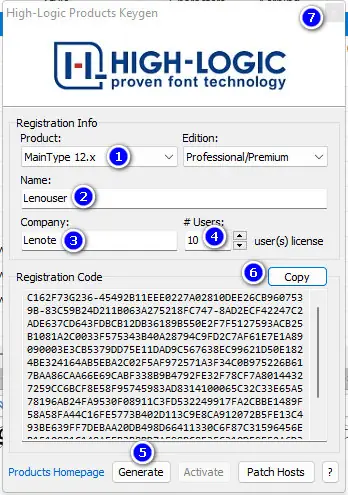 Программный интерфейс High-Logic MainType Pro 12.0.0.1293 [En]