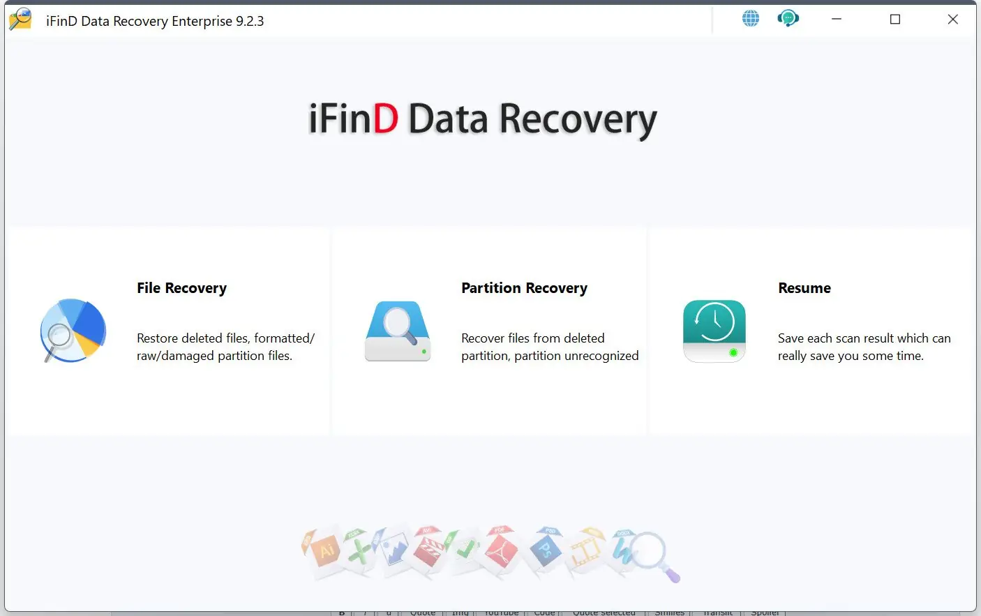 Программный интерфейс iFind Data Recovery 9.2.3.0 RePack (& Portable) by elchupacabra [Multi]
