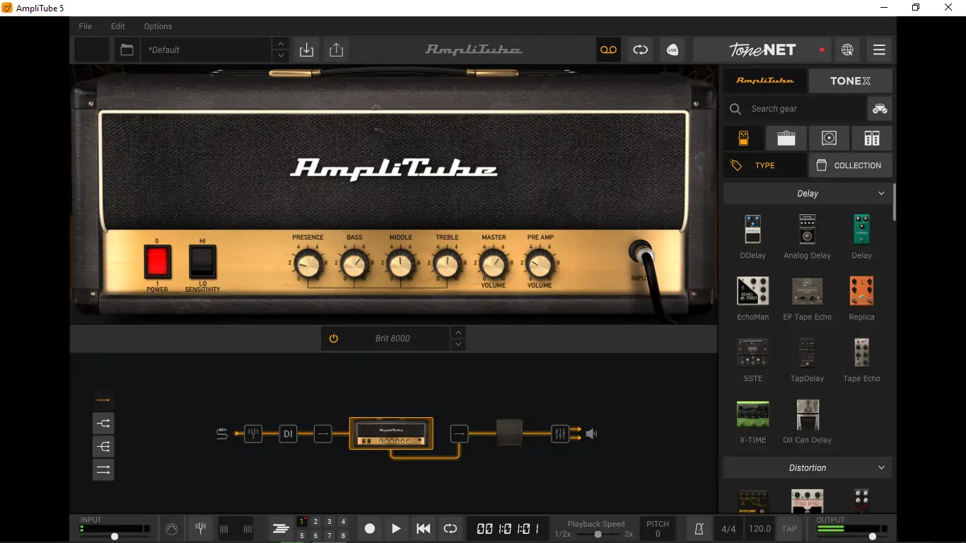 Программный интерфейс IK Multimedia - AmpliTube 5 5.10.5 STANDALONE, VST, VST 3, AAX (x64) [En]