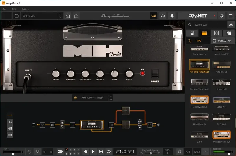 Программный интерфейс IK Multimedia - AmpliTube 5 Complete 5.4.1 STANDALONE, VST, VST3, AAX (x64) [En]