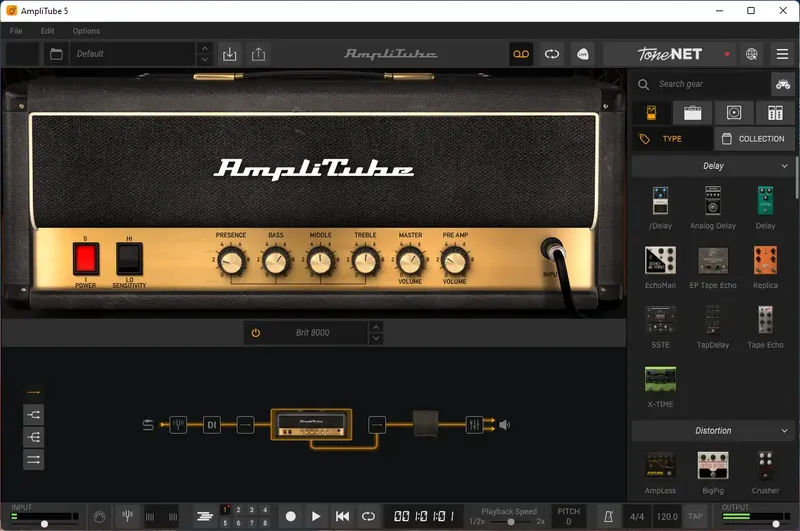 Программный интерфейс IK Multimedia - AmpliTube 5 Complete 5.5.2 STANDALONE, VST, VST3, AAX (x64) [En]