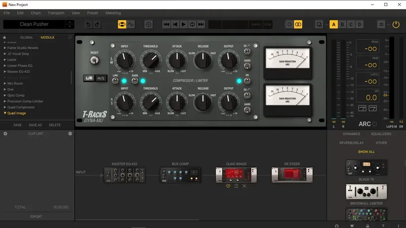 Программный интерфейс IK Multimedia - T-RackS 5 Complete 5.10.1 STANDALONE, VST, VST 3, AAX (x64) [En]