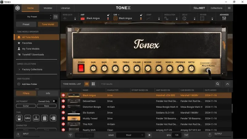 Программный интерфейс IK Multimedia - TONEX MAX 1.8.0 STANDALONE, VST, VST 3, AAX (x64) [En]
