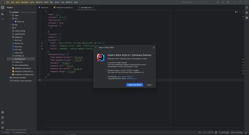 Программный интерфейс Jetbrains IntelliJ IDEA Ultimate 2023.3.1 Repack by Sitego [En]