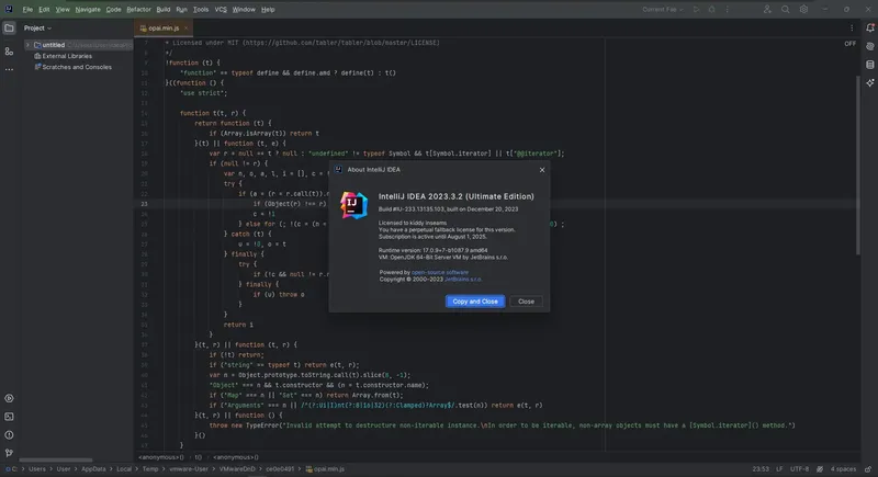 Программный интерфейс Jetbrains IntelliJ IDEA Ultimate 2023.3.2 Repack by Sitego [En]