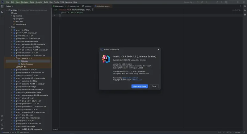 Программный интерфейс Jetbrains IntelliJ IDEA Ultimate 2024.1.2 Repack by Sitego [En]