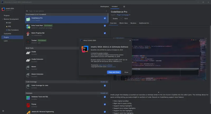 Программный интерфейс Jetbrains IntelliJ IDEA Ultimate 2024.2.4 (x64-arm64) Repack by Sitego [En]