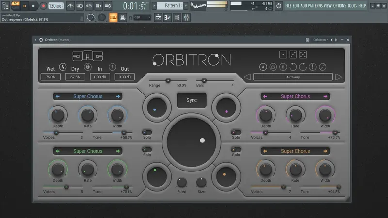 Программный интерфейс JMG Sound - Orbitron 1.6 VST, VST 3, AAX (x86 x64) RePack by TCD [En]