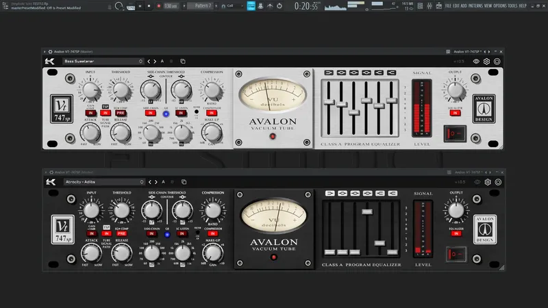 Программный интерфейс Kazrog - Avalon VT-747SP 1.0.5 VST, VST 3, AAX (x64) Retail [En]