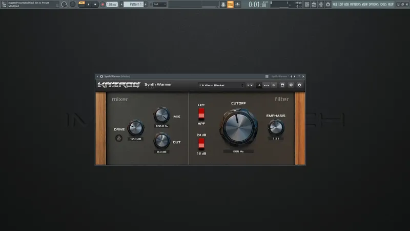 Программный интерфейс Kazrog - Synth Warmer 1.1.5 VST, VST3, AAX (x64) Retail [En]