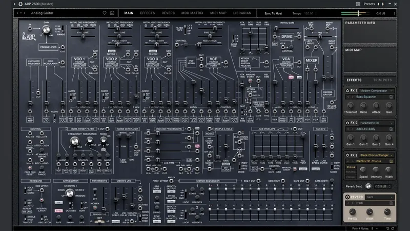 Программный интерфейс KORG - ARP 2600 1.0.5 Standalone, VSTi 3, AAX (x64) RePack by TCD [En]