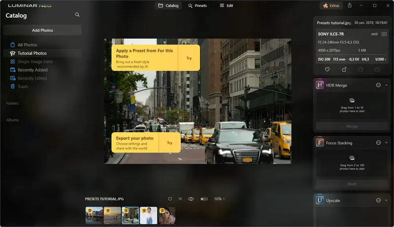 Программный интерфейс Luminar Neo 1.14.1.12230 Repack (& Portable) by elchupacabra [Multi]