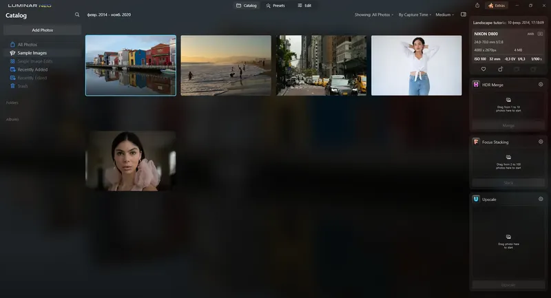 Программный интерфейс Luminar Neo 1.6.2.10871 (Repack & Portable) by elchupacabra [Multi]