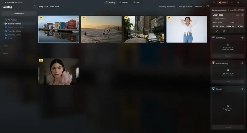 Программный интерфейс Luminar Neo 1.7.1.11228 (Repack & Portable) by elchupacabra [Multi]