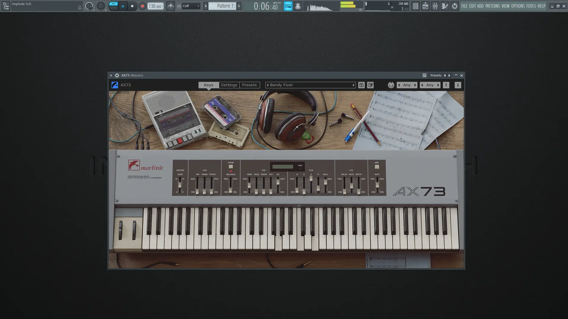 Программный интерфейс Martinic - AX73 1.2.1 VSTi (x86 x64) RePack by TCD [En]