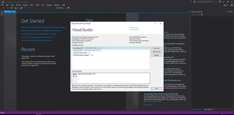 Программный интерфейс Microsoft Visual Studio 2017 Community RTM 15.0.26228.4 (Offline Cache, Unofficial) (2017) Русский Английский