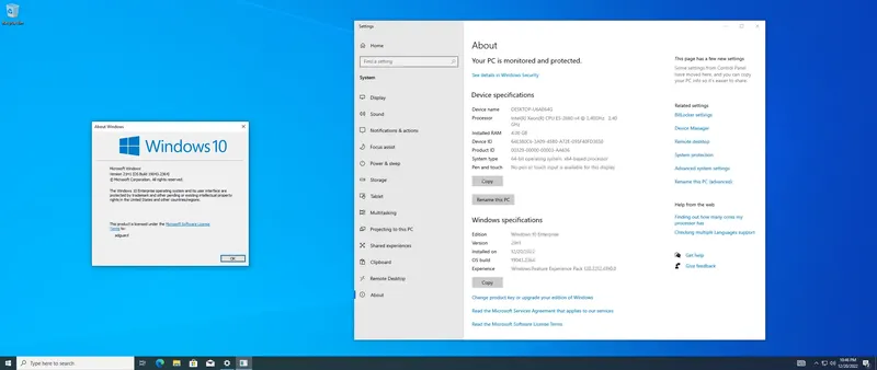 Программный интерфейс Microsoft Windows 10.0.19043.2364, Version 21H1 (Updated December 2022) - Оригинальные образы от Microsoft MSDN [En]