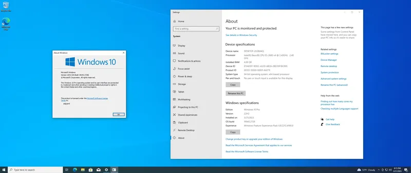 Программный интерфейс Microsoft Windows 10.0.19045.2728, Version 22H2 (Updated March 2023) - Оригинальные образы от Microsoft MSDN [En]