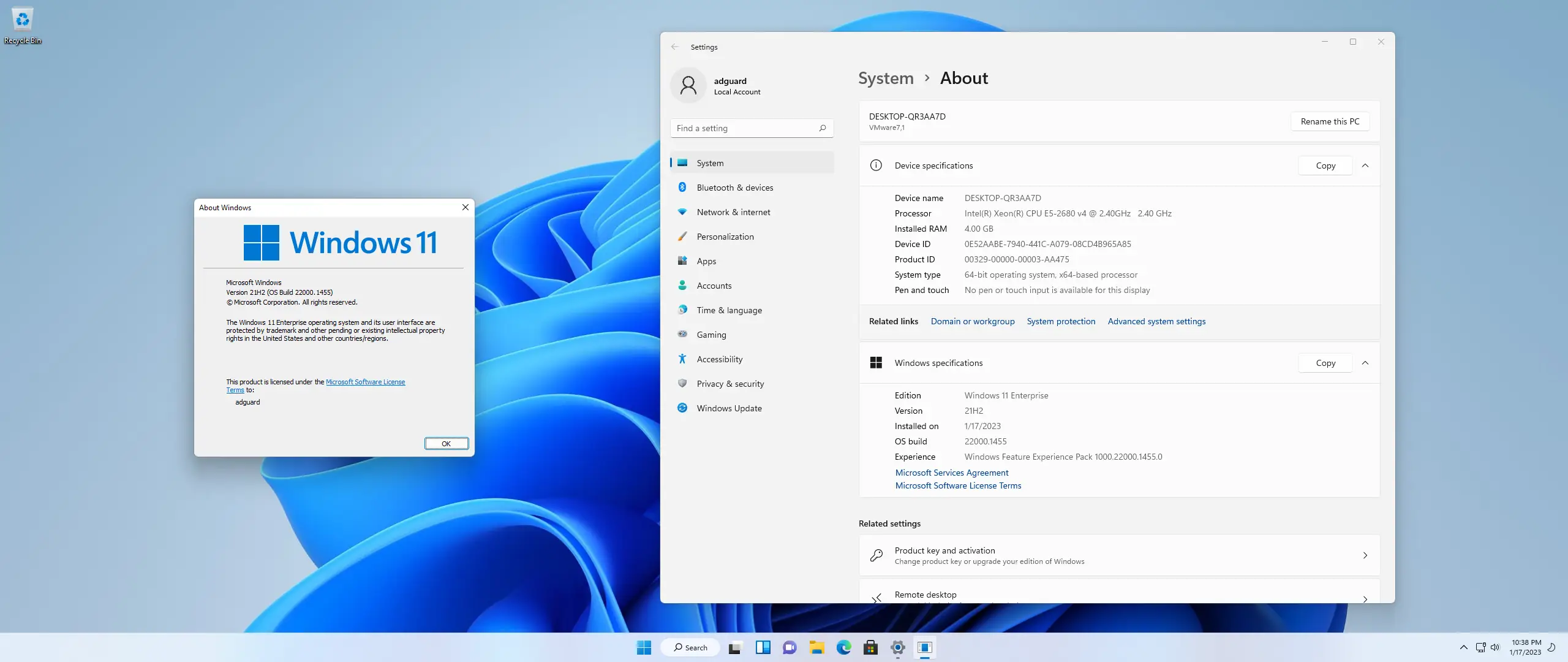 Программный интерфейс Microsoft Windows 11 [10.0.22000.1455], Version 21H2 (Updated January 2023) - Оригинальные образы от Microsoft MSDN [En]