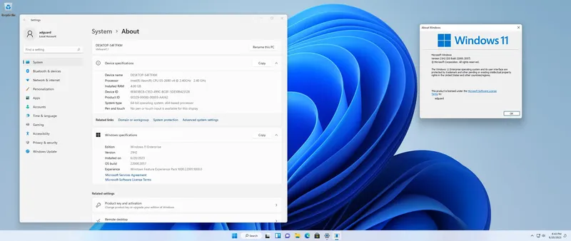 Программный интерфейс Microsoft Windows 11 [10.0.22000.2057], Version 21H2 (Updated June 2023) - Оригинальные образы от Microsoft MSDN [En]