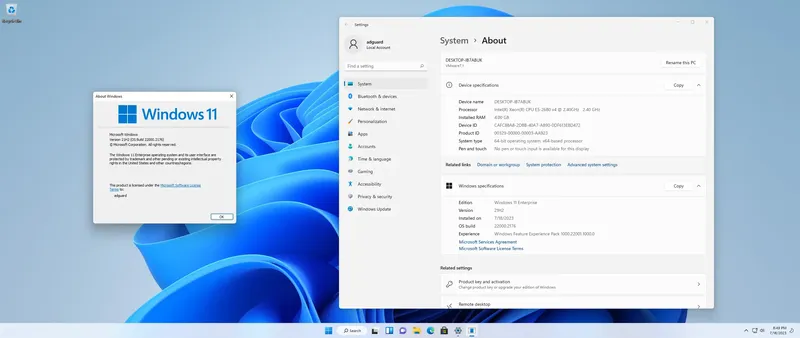 Программный интерфейс Microsoft Windows 11 [10.0.22000.2176], Version 21H2 (Updated July 2023) - Оригинальные образы от Microsoft MSDN [En]