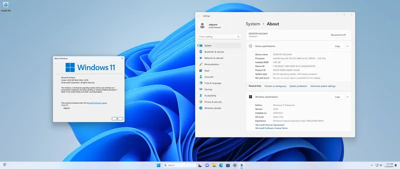 Программный интерфейс Microsoft Windows 11 [10.0.22621.1555], Version 22H2 (Updated April 2023) - Оригинальные образы от Microsoft MSDN [En]