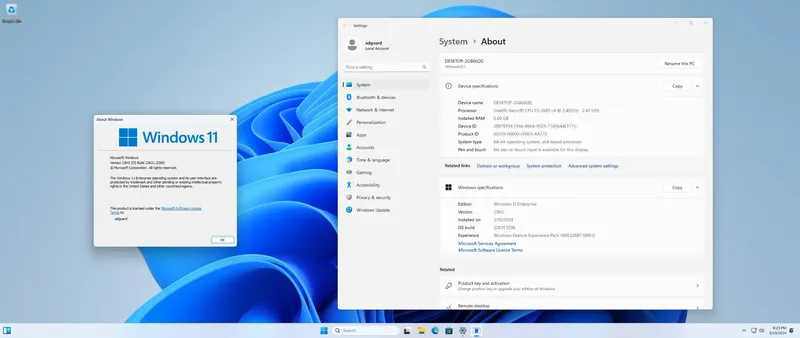 Программный интерфейс Microsoft Windows 11 [10.0.22631.3296], Version 23H2 (Updated March 2024) - Оригинальные образы от Microsoft MSDN [En]