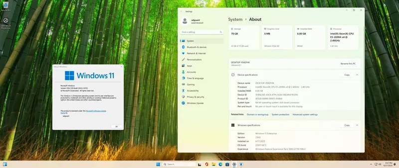 Программный интерфейс Microsoft Windows 11 [10.0.22631.5472], Version 23H2 (Updated June 2025) - Оригинальные образы от Microsoft MSDN [En]