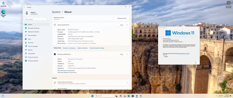 Программный интерфейс Microsoft Windows 11 [10.0.26100.3775], Version 24H2 (Updated April 2025) - Оригинальные образы от Microsoft MSDN [En]