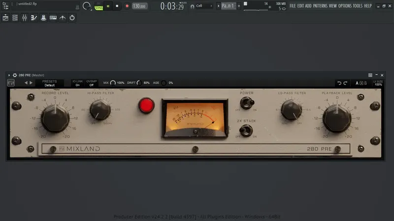 Программный интерфейс Mixland - 280 PRE 1.0.0 VST 3, AAX (x64) [En]