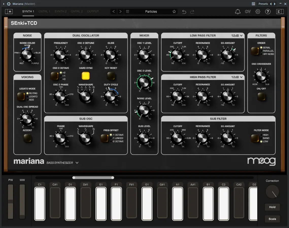 Программный интерфейс Moog Music - Mariana 1.1.0 Standalone, VSTi 3, AAX (x64) RePack by TCD (Rev.1) [En]