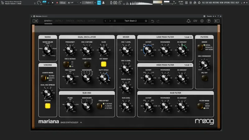 Программный интерфейс Moog Music - Mariana 1.2.0 Standalone, VSTi 3, AAX (x64) RePack by TCD [En]