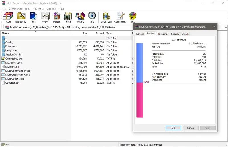 Программный интерфейс Multi Commander Full Edition 14.4 Build 3047 + Portable [Multi Ru]