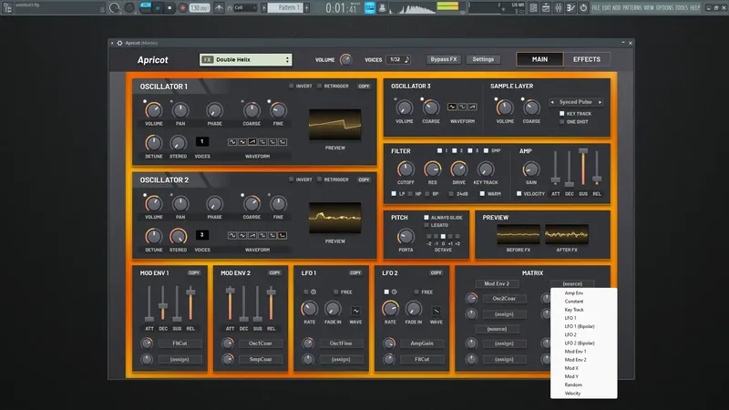 Программный интерфейс nakst - Apricot Hybrid Synth 1.1.9 (FL Studio Native) [En]