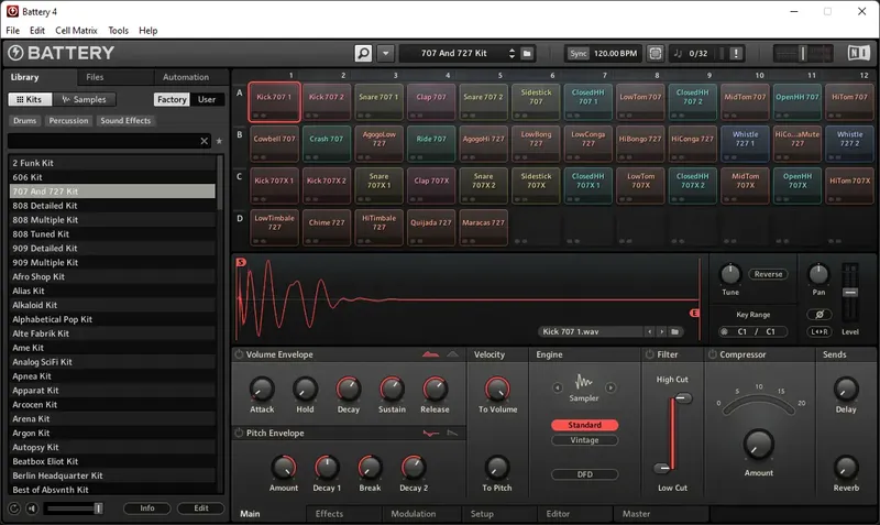Программный интерфейс Native Instruments - Battery 4 4.2.0 Standalone, VSTi, AAX + Factory Library 1.1.0 [En]