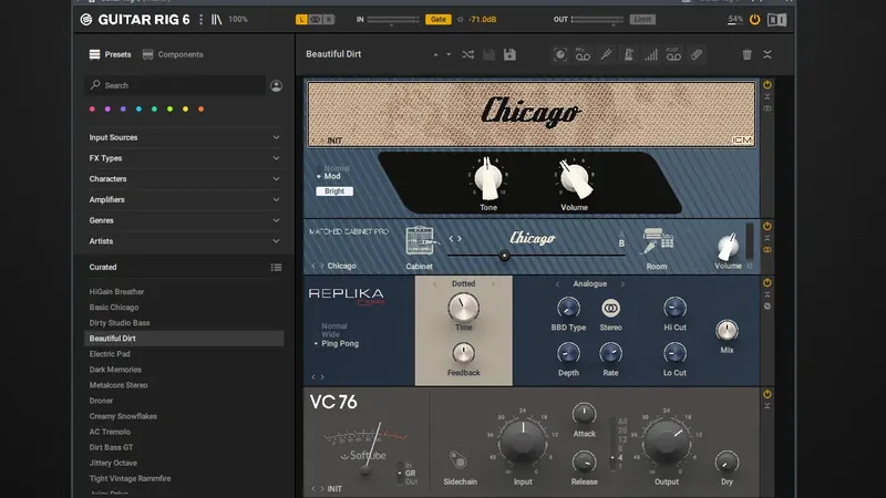 Программный интерфейс Native Instruments - Guitar Rig 6 Pro 6.2.4 STANDALONE, VST, VST3, AAX (x64) [En]