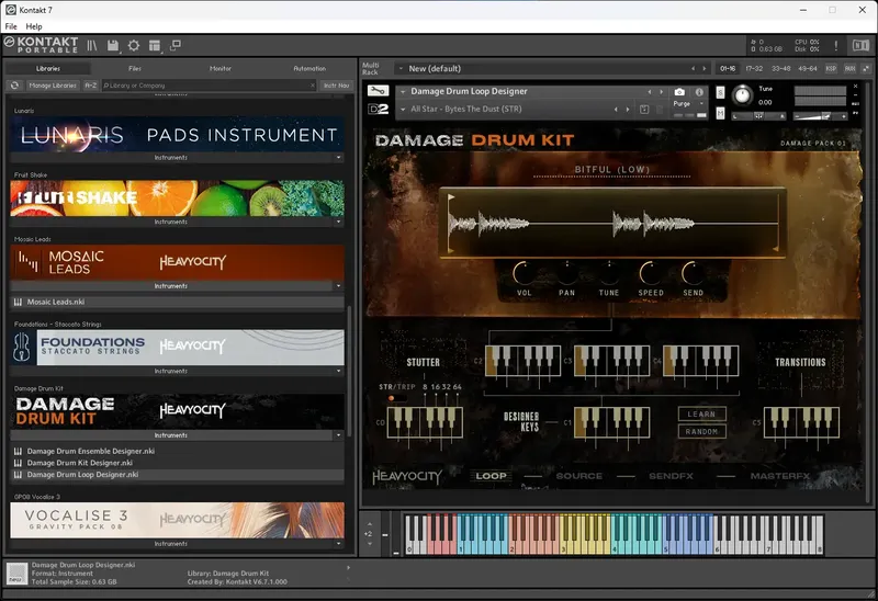 Программный интерфейс Native Instruments - Kontakt 7.1.6 STANDALONE, VSTi, VSTi 3, AAX (x64) Portable by vkDanilov [Ru En]