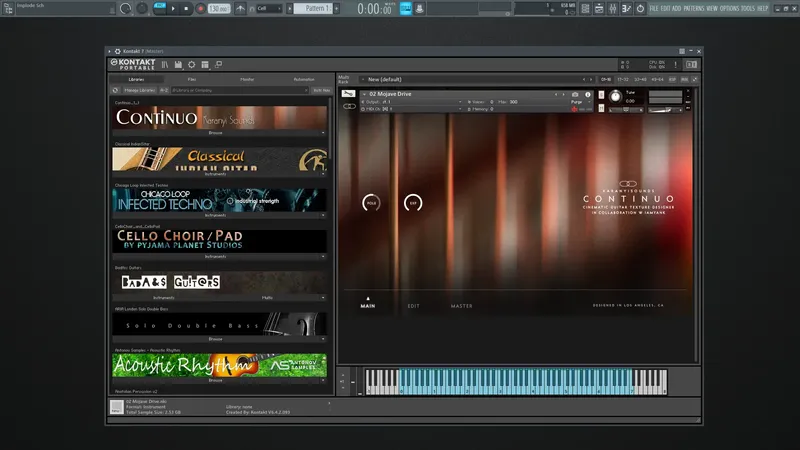 Программный интерфейс Native Instruments - Kontakt 7.3.0 STANDALONE, VSTi, VSTi 3, AAX (x64) Portable by vkDanilov [Ru En]
