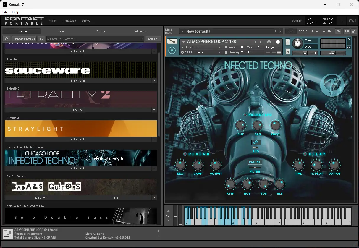 Программный интерфейс Native Instruments - Kontakt 7.9.0 STANDALONE, VSTi, VSTi 3, AAX (x64) Portable by vkDanilov [En]