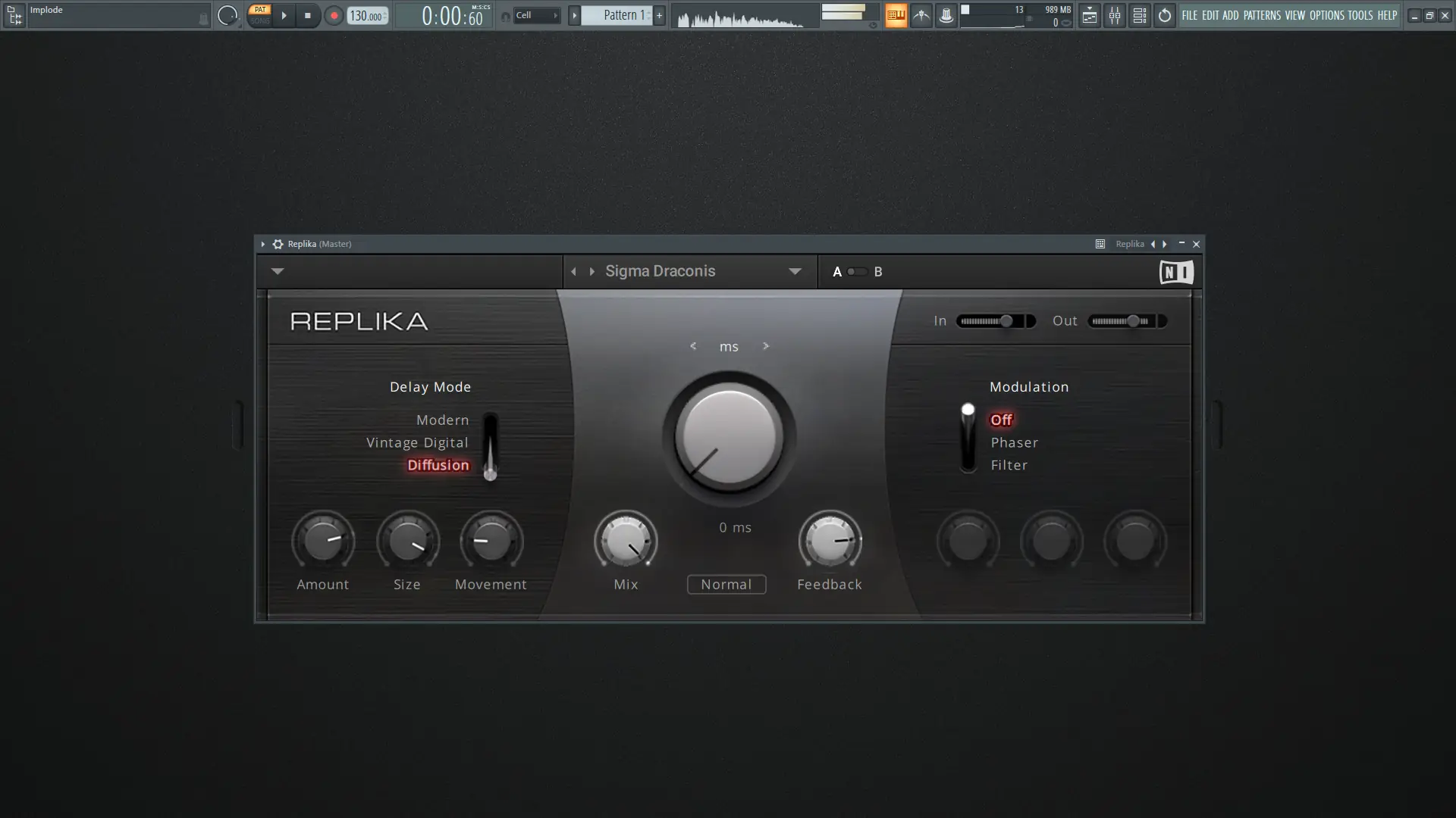 Программный интерфейс Native Instruments - Replika 1.5.3 VST, VST3, AAX (x64) [En]
