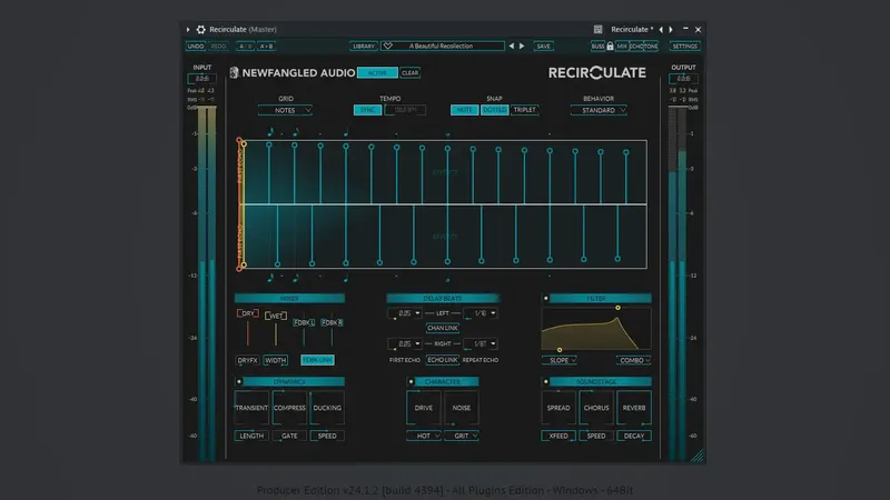 Программный интерфейс Newfangled Audio - Recirculate 1.1.9 VST, VST 3, AAX (x64) RePack by R2R [En]