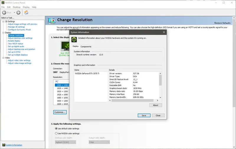 Программный интерфейс NVIDIA GeForce Desktop Game Ready 527.56 WHQL + DCH [Multi Ru]