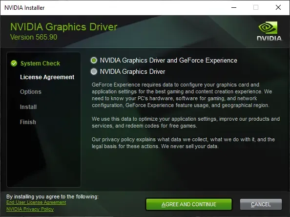 Программный интерфейс NVIDIA GeForce Desktop Game Ready 565.90 WHQL + DCH [Multi Ru]