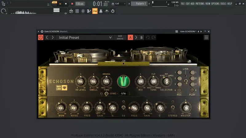 Программный интерфейс Overloud - Gem ECHOSON 1.0.8 STANDALONE, VST, VST 3, AAX (x86 x64) [En]