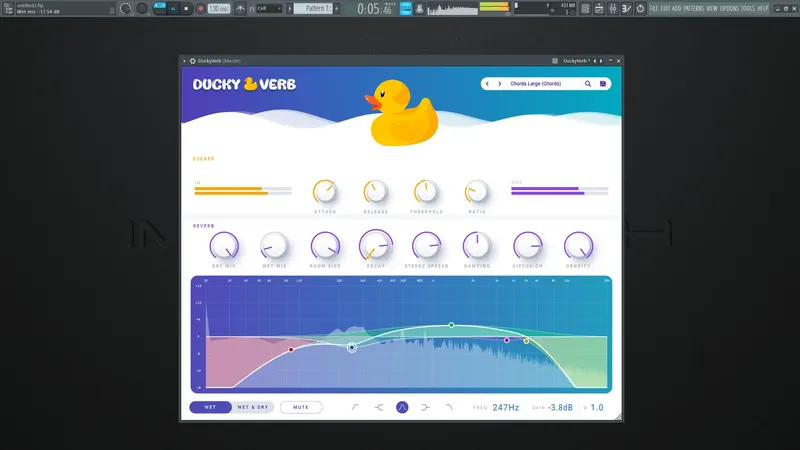 Программный интерфейс Parametric - Ducky Verb 1.0.0 VST 3 (x64) RePack by MOCHA [En]