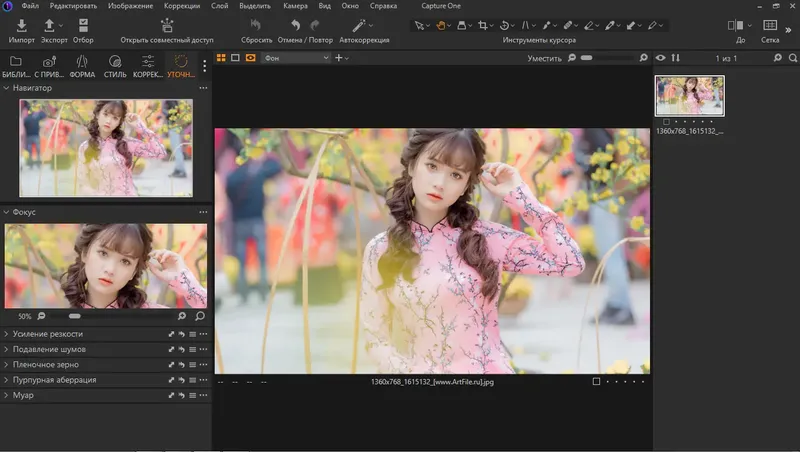 Программный интерфейс Phase One Capture One Pro 22 16.0.0.143 Portable by conservator [Multi Ru]