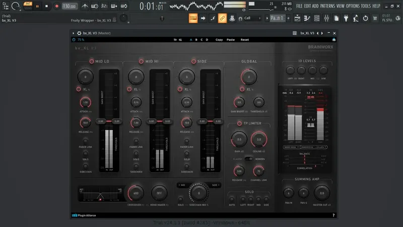 Программный интерфейс Plugin Alliance & Brainworx - bx XL V3 3.0.1 VST, VST 3, AAX (x64) RePack by TCD [En]