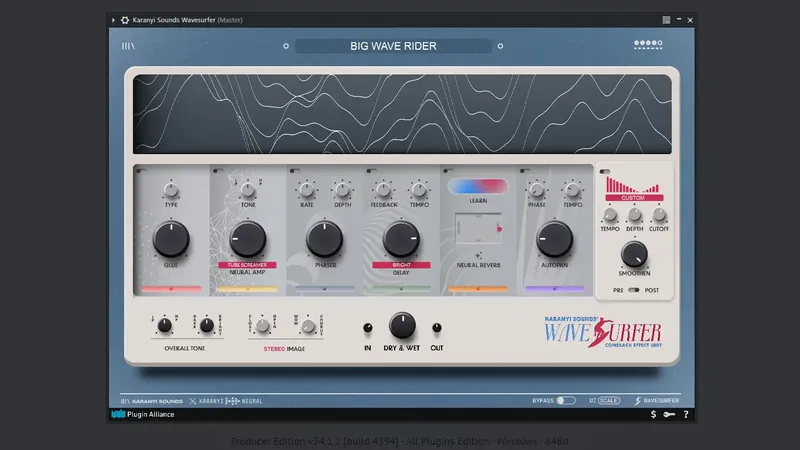 Программный интерфейс Plugin Alliance - Karanyi Sounds Wavesufer 1.0.0 VST 3, AAX (x64) [En]