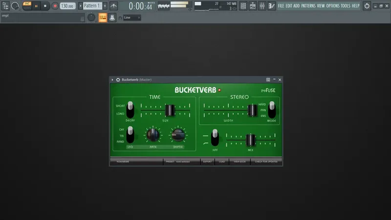 Программный интерфейс reFuse Software - Bucketverb 1.1.0 VST 3, AAX (x64) [En]